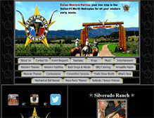 Tablet Screenshot of dallaswesternparties.com
